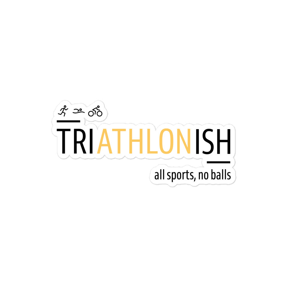 Triathlonish stickers
